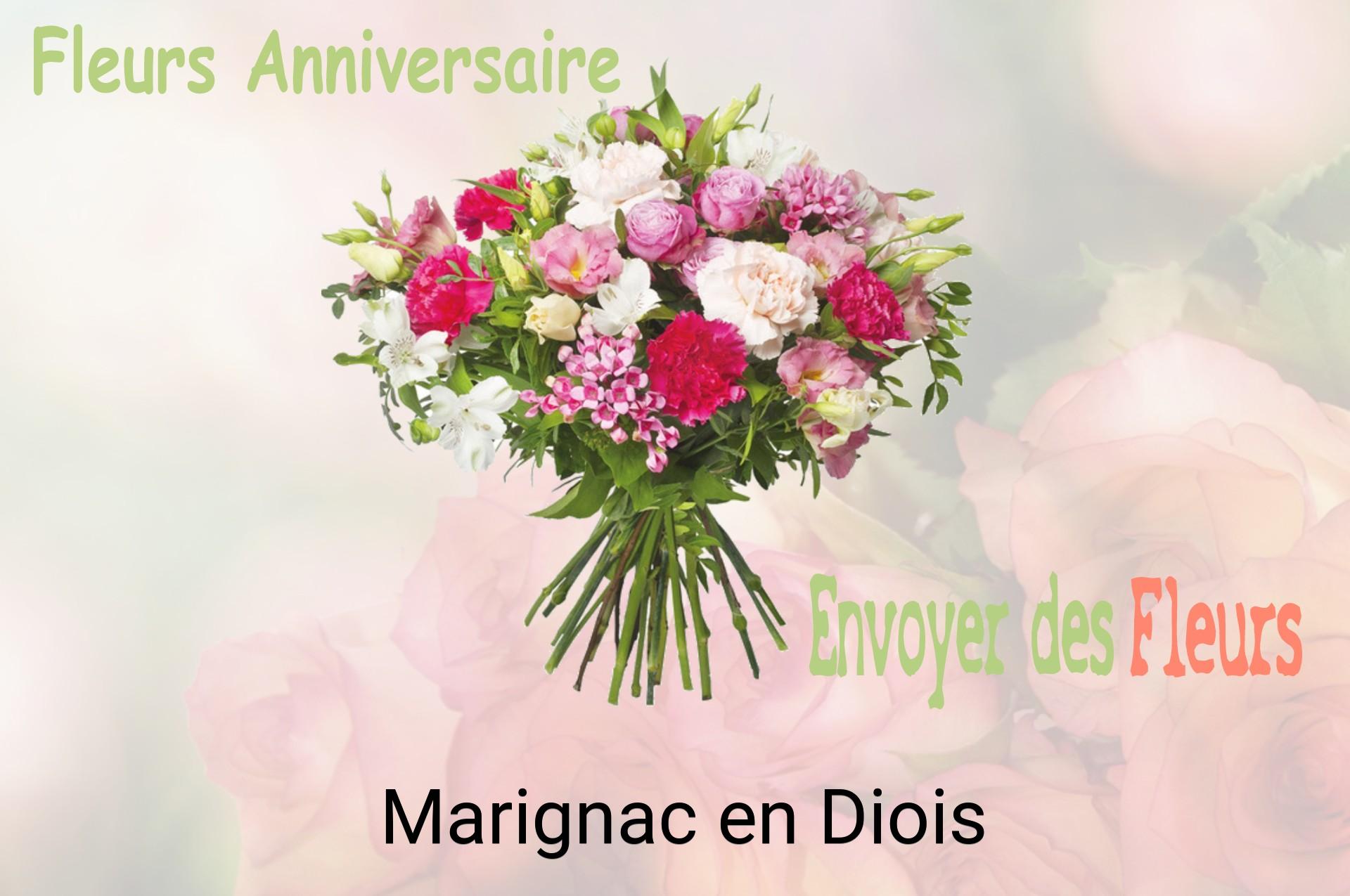Bouquet de fleurs d’anniversaire livré à Marignac-en-Diois
